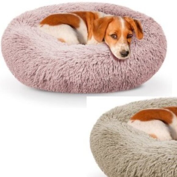 Precious Tails Luxury Plush Pet Beds HP 🆕Grey Blue Pink HOST PICK 🆕😮⚡🚚 - Picture 5 of 11